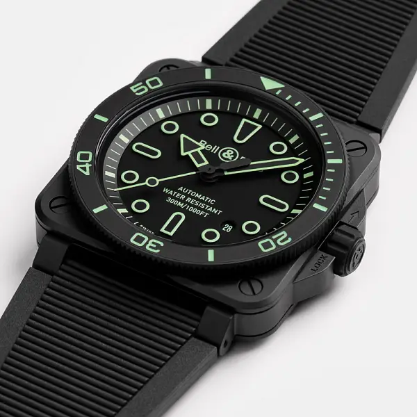 Bell & Ross BR-03 Diver Lum Outline BR03A-D-OL-CE/SRB