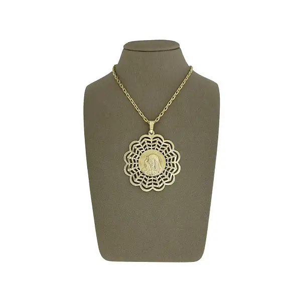 Exclusive Pendant Virgin Mary in Lace Frame