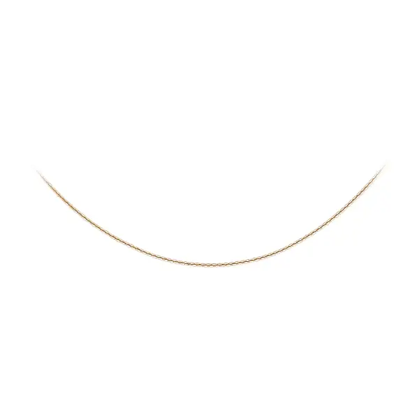 Minimalist Yellow Gold Anchor Chain