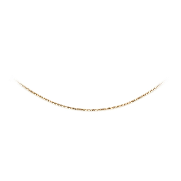 Minimalist Yellow Gold Anchor Chain