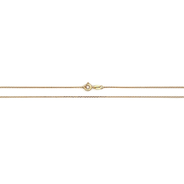 Minimalist Yellow Gold Anchor Chain