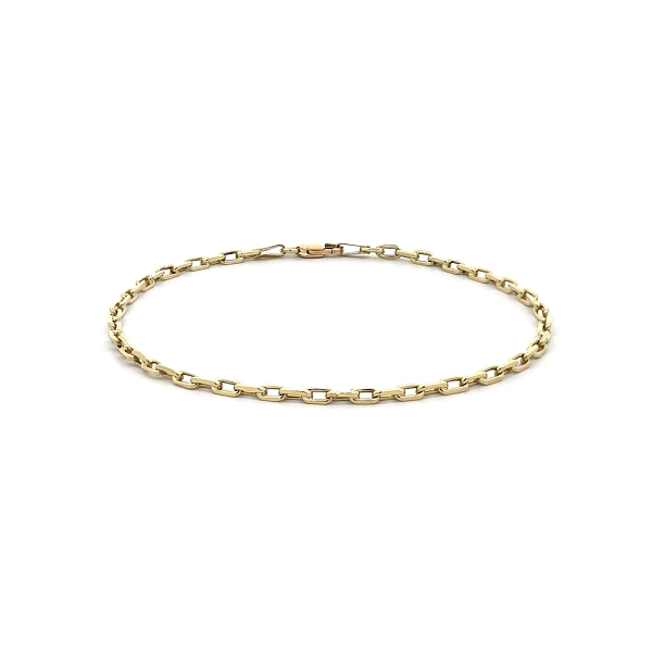 14K Yellow Gold Anker Chain Bracelet