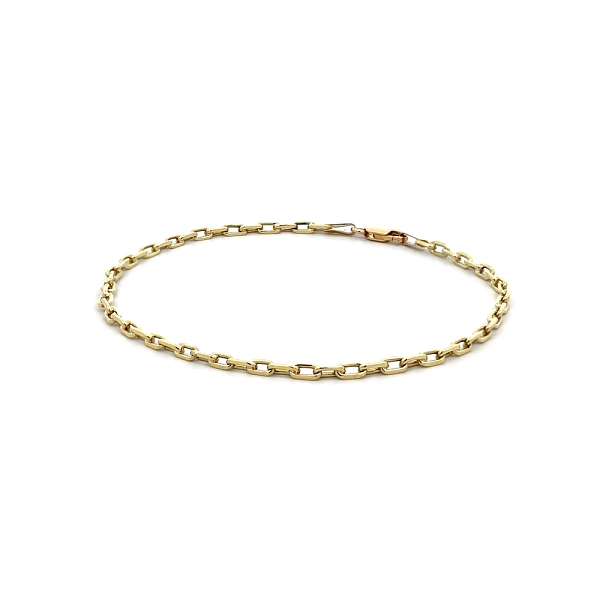 14K Yellow Gold Anker Chain Bracelet