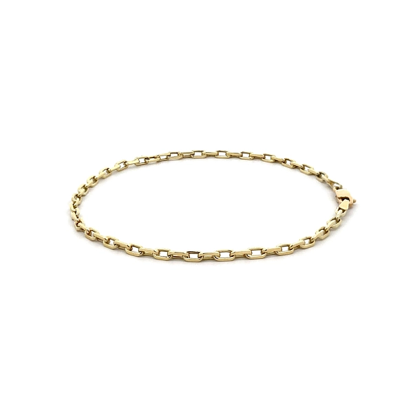 14K Yellow Gold Anker Chain Bracelet