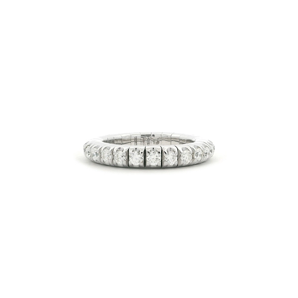 Eternity Ring in 18kt White Gold with Diamonds 1.04 ct