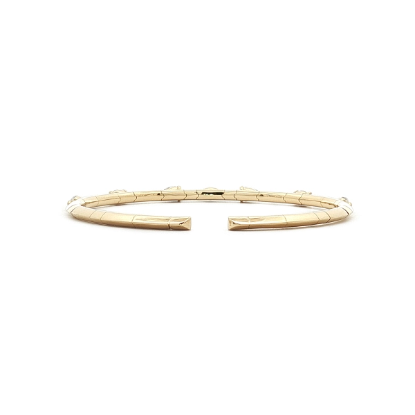 Diamond Cuff Bracelet in 18kt Yellow Gold, 1.46 ct