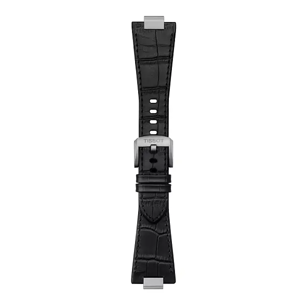 Tissot black leather strap for PRX 40 mm T852.047.562