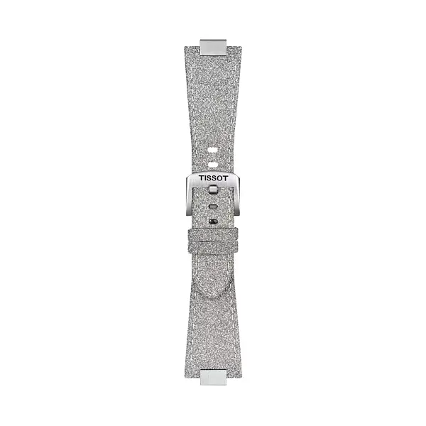 Tissot grey leather strap for PRX 35 mm T852.049.550