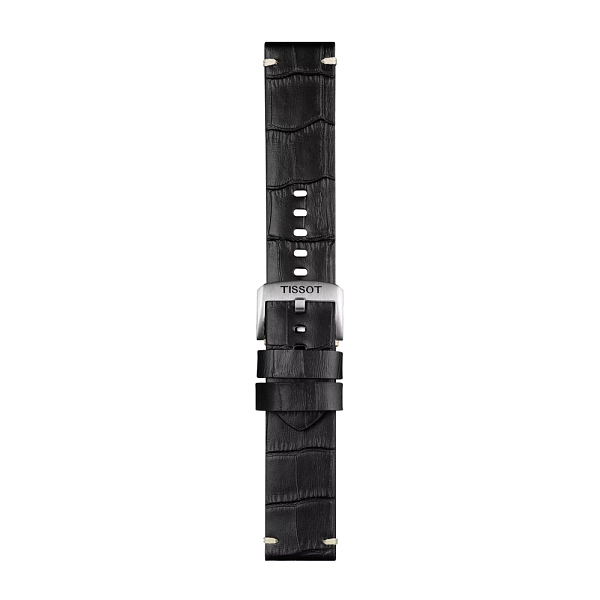 Tissot black leather strap 22mm T852.046.775