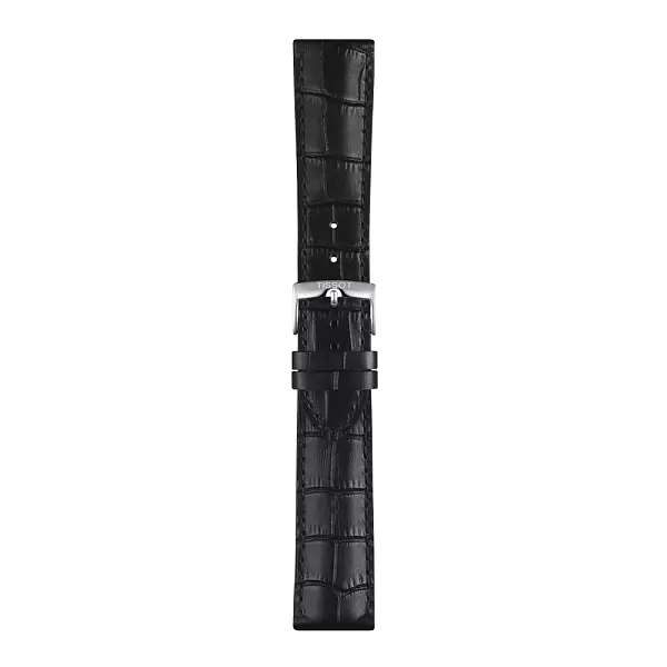 Black leather strap Tissot 22 mm T852.041.653
