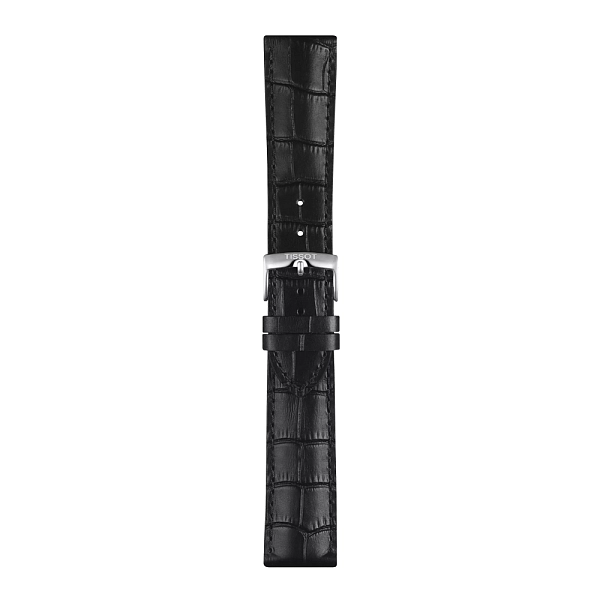Black leather strap Tissot 22 mm T852.041.653