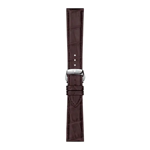 Brown leather strap Tissot 21 mm T852.045.399