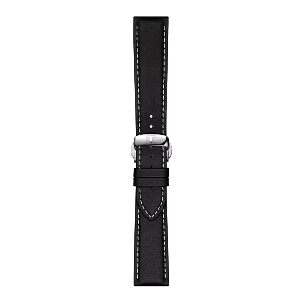 Black leather strap Tissot 21 mm T852.044.599