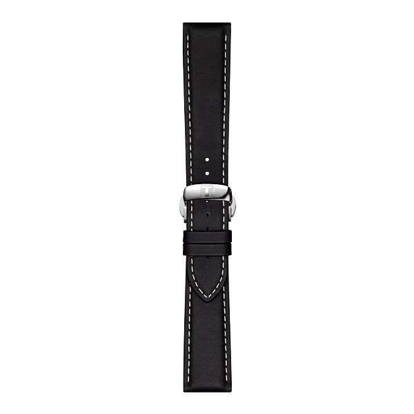 Black leather strap Tissot 21 mm T852.044.599