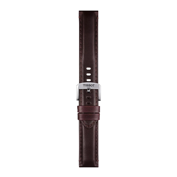 Brown leather strap Tissot 20 mm T852.046.836
