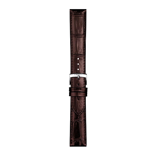 Brown leather strap Tissot 20 mm T852.043.013