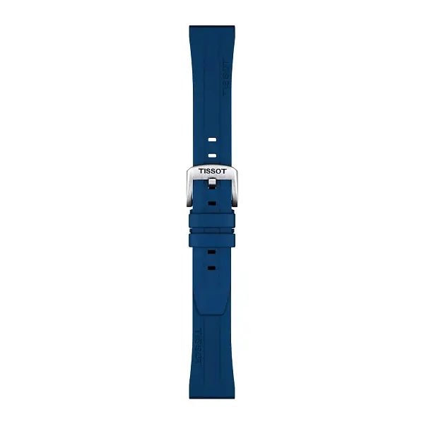 Blue rubber strap Tissot 20 mm T852.044.837