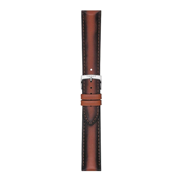 Brown leather strap Tissot 20 mm T852.046.842