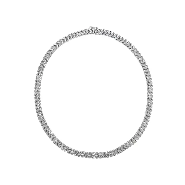 Women’s white gold necklace