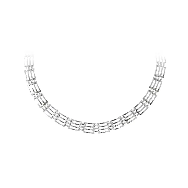 Women’s white gold necklace