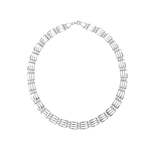 Women’s white gold necklace