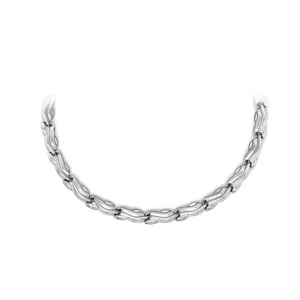Women’s white gold necklace