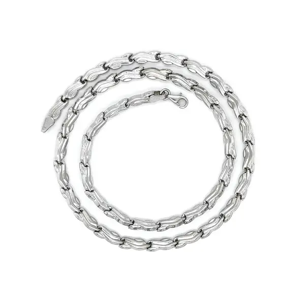 Women’s white gold necklace