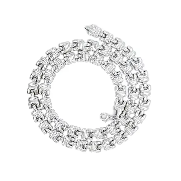 Women’s white gold necklace