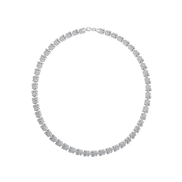 Women’s white gold necklace