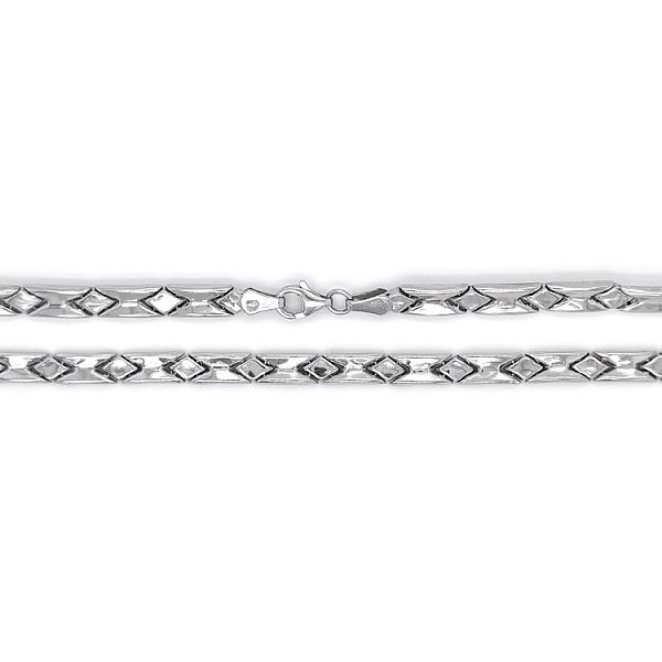Women’s white gold necklace
