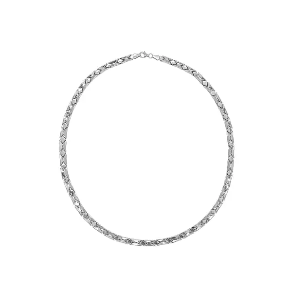 Women’s white gold necklace