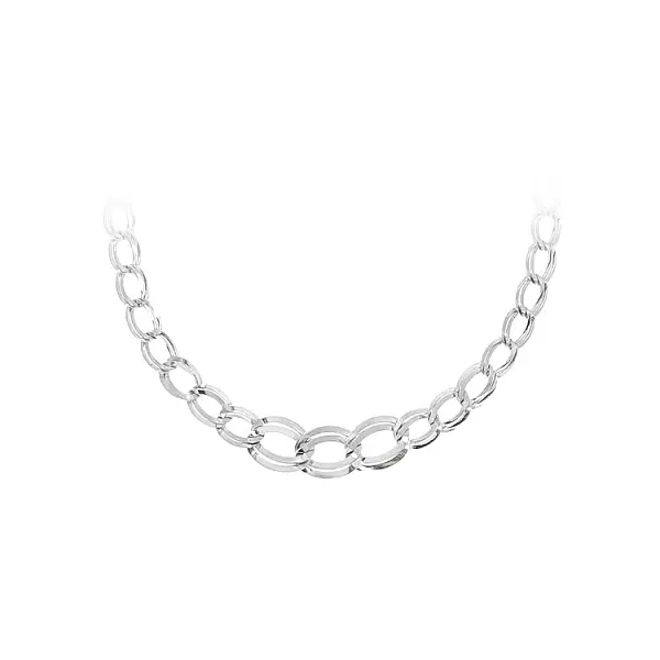 Women’s white gold necklace
