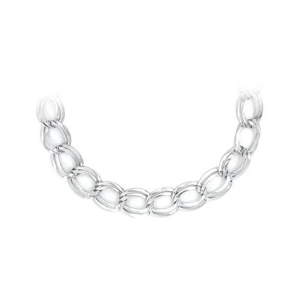 Women’s white gold necklace