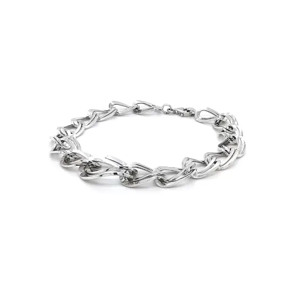 Elegant women’s white gold bracelet