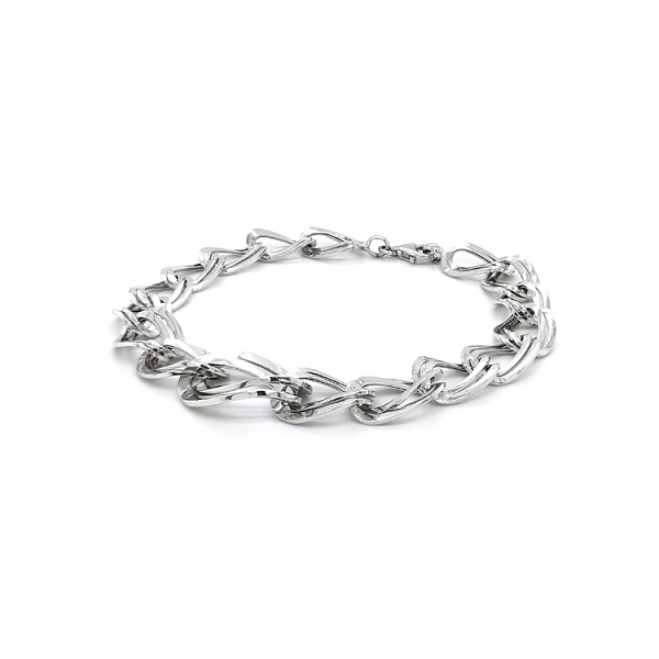 Elegant women’s white gold bracelet