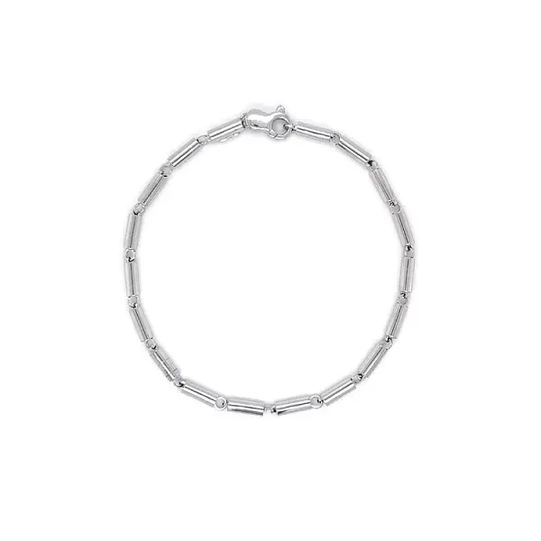 Elegant white gold bracelet