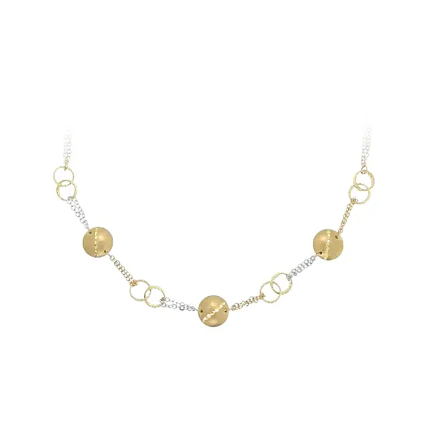 Exclusive Women’s Gold Necklace with Circular Motifs