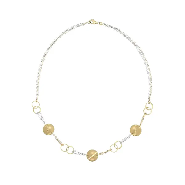 Exclusive Women’s Gold Necklace with Circular Motifs