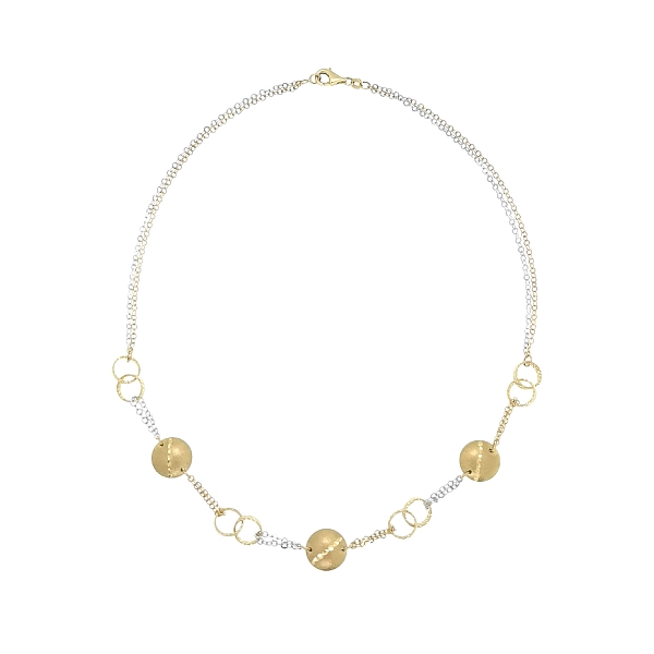Exclusive Women’s Gold Necklace with Circular Motifs