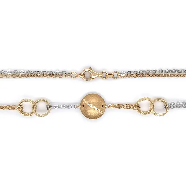 Exclusive Women’s Gold Necklace with Circular Motifs