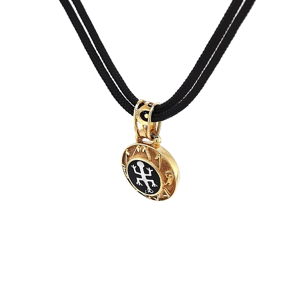 Elegant Gold Necklace on Cord