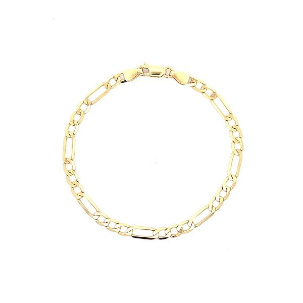 Elegant Gold Figaro Bracelet