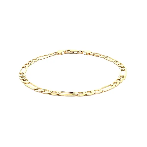 Elegant Gold Figaro Bracelet