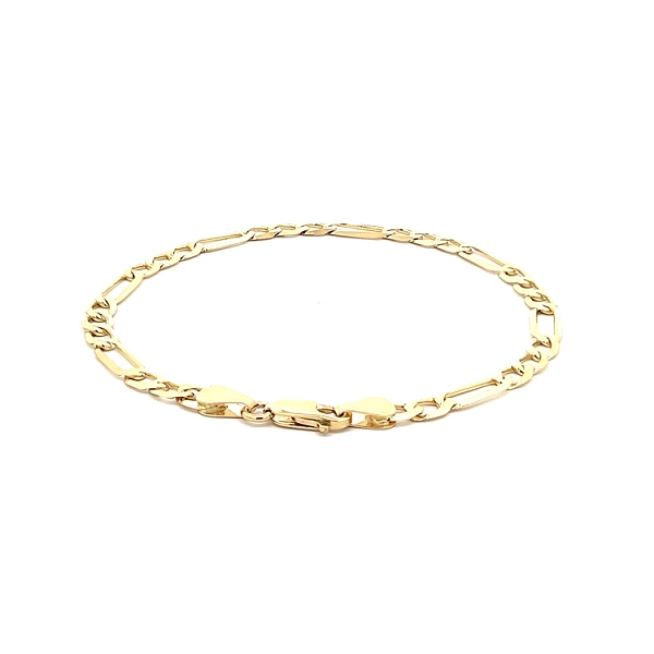 Elegant Gold Figaro Bracelet