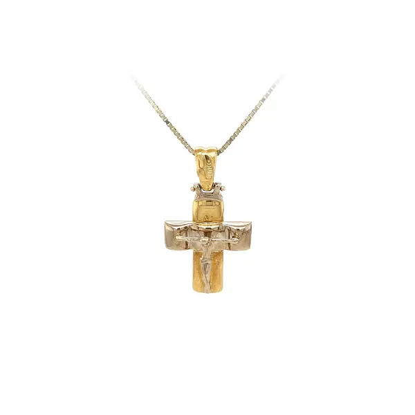 Exclusive Gold Cross Pendant with Jesus Christ