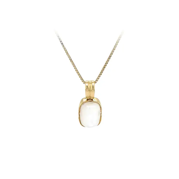 Exclusive Gold Pendant with Mother of Pearl
