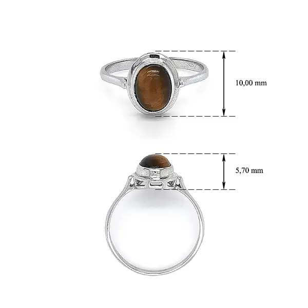 Exclusive Gold Ring with Tiger’s Eye