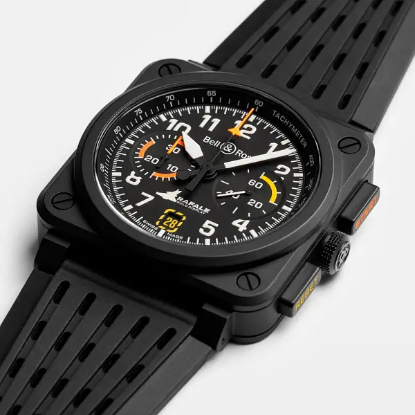 Bell & Ross BR-03 Chrono Rafale Solo Display BR0394-RSD-CE/SRB