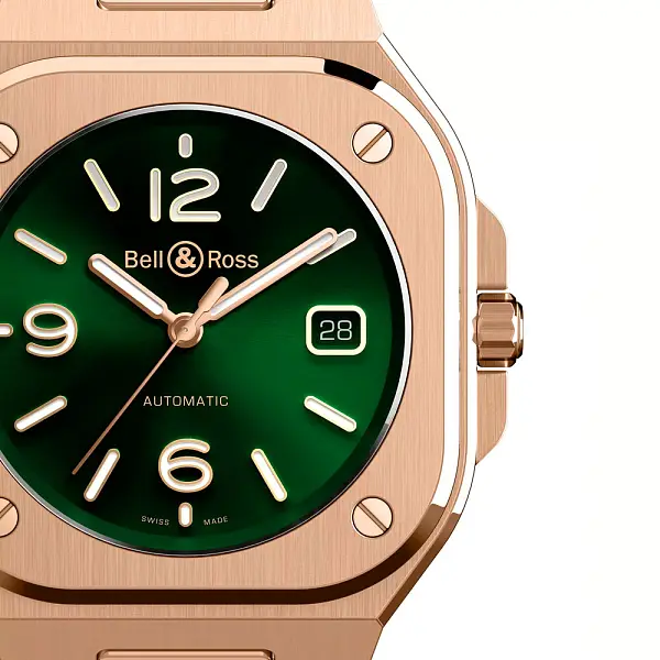 Bell & Ross BR-05 Green Gold BR05A-GN-PG/SCR
