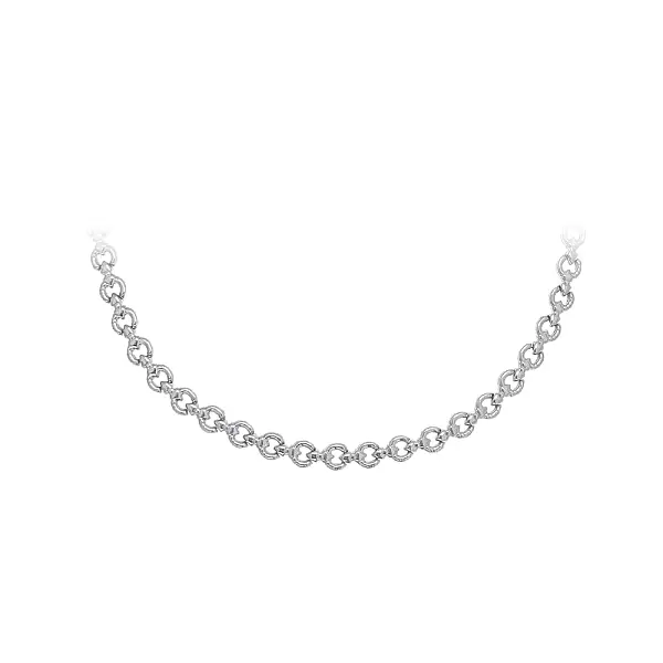 Women’s white gold necklace
